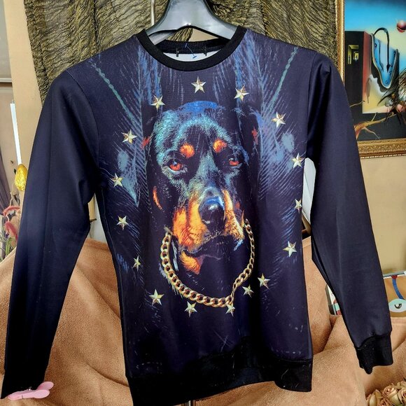 M26 Rottweiler shiny kewl sweat shirt no tags 21.5 x 28 - Picture 3 of 5
